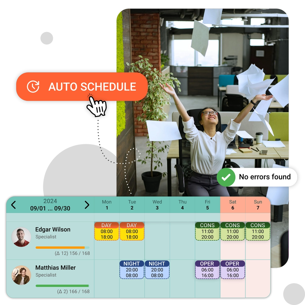Automātiskās grafiku sastādīšanas funkcionalitāte OPTAS programmā