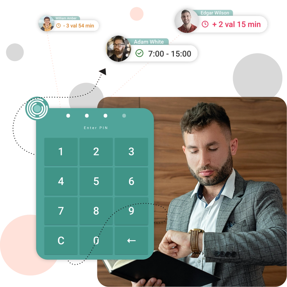 Darba laika uzskaites funkcionalitāte OPTAS programmatūrā